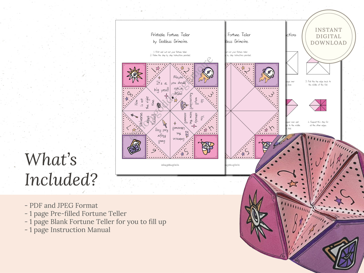 Fortune Teller - Printable Craft