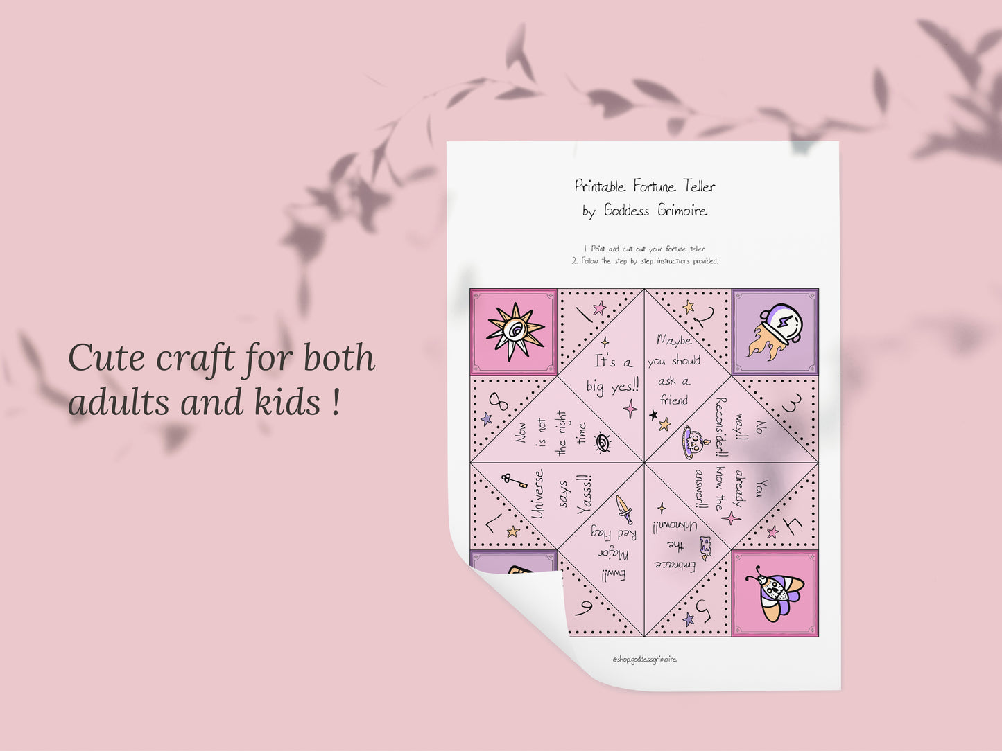 Fortune Teller - Printable Craft