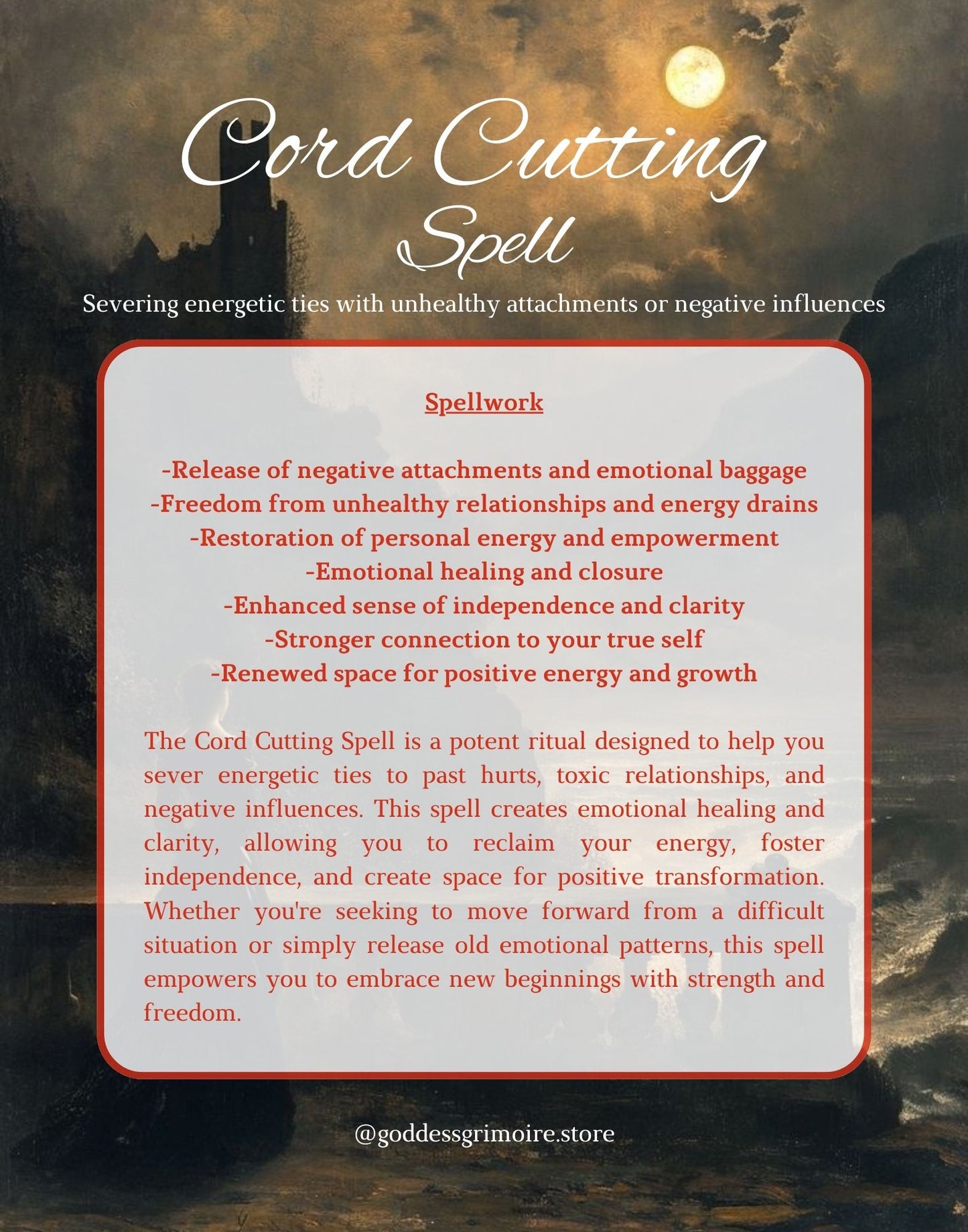 Cord Cutting Spell