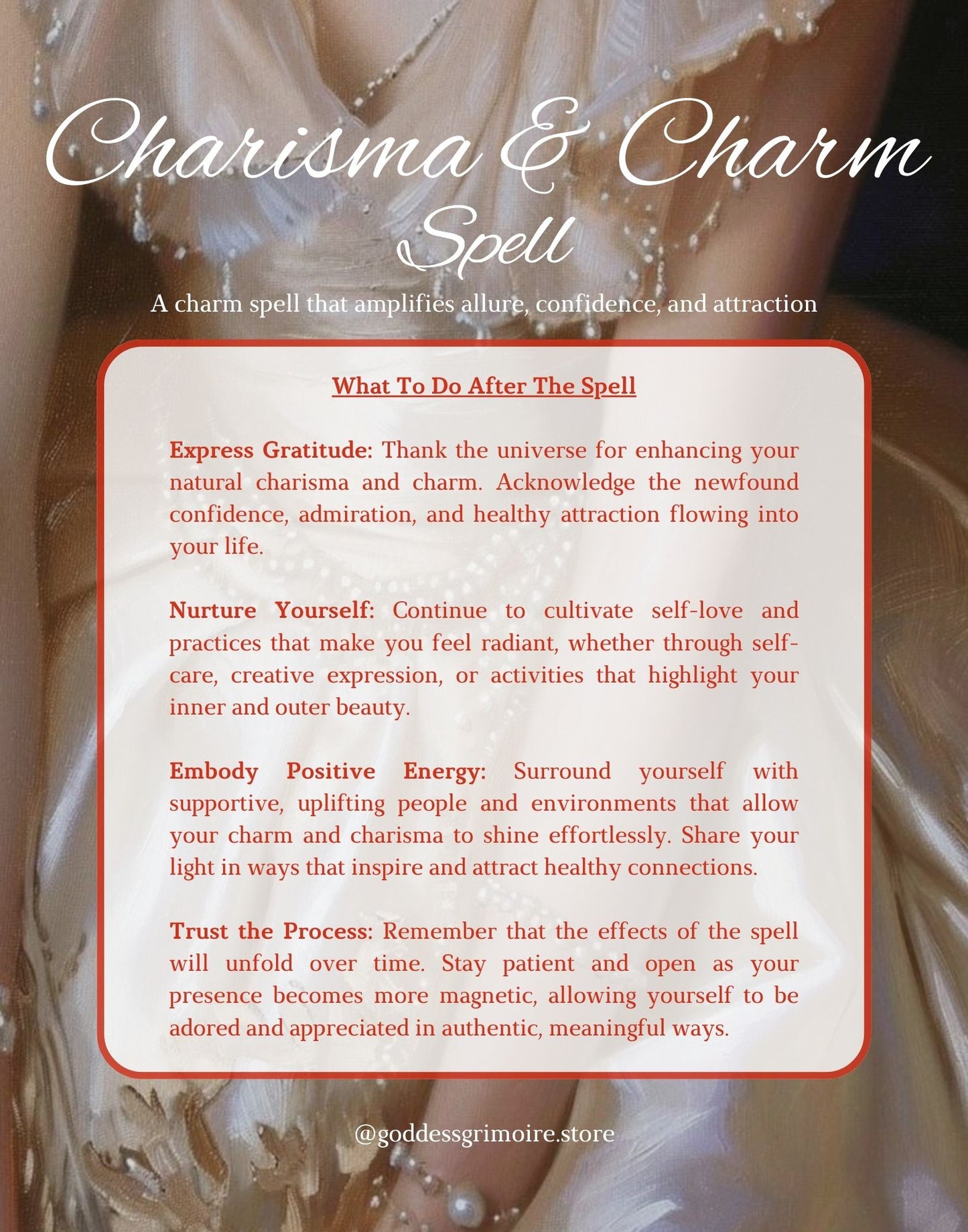 Charisma & Charm Spell