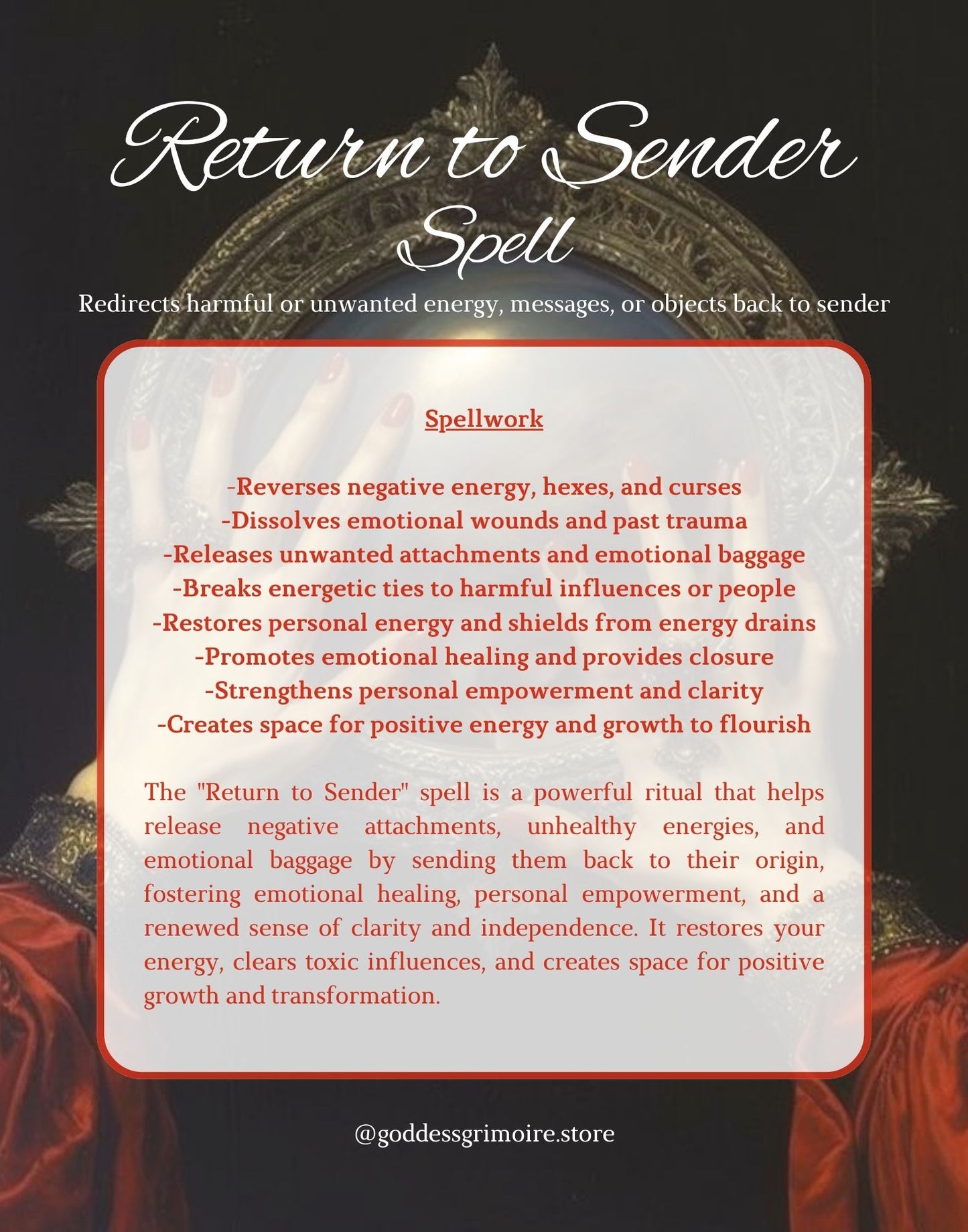 Return to Sender Spell