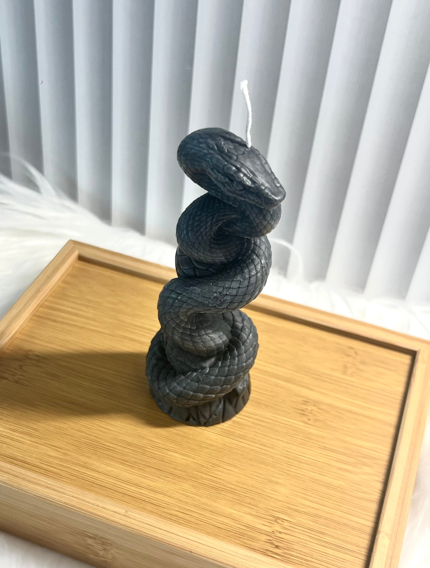 *Made to Order* Coiled Serpent Spell Candle