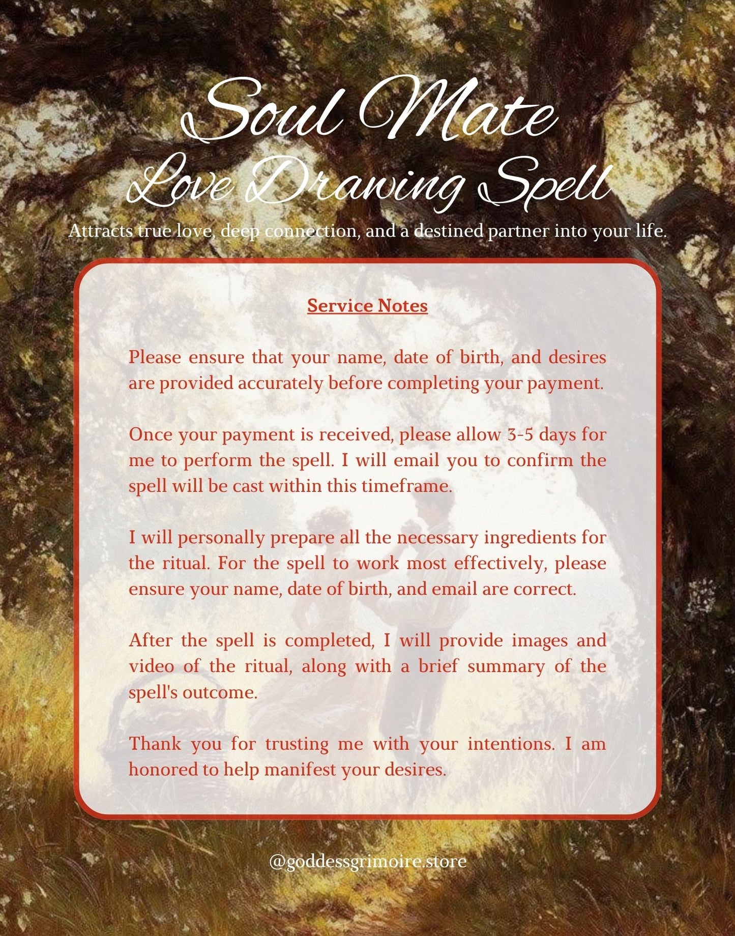 Soul Mate Love Drawing Spell