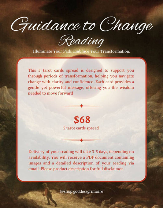 Guidance to Change - Tarot Reading