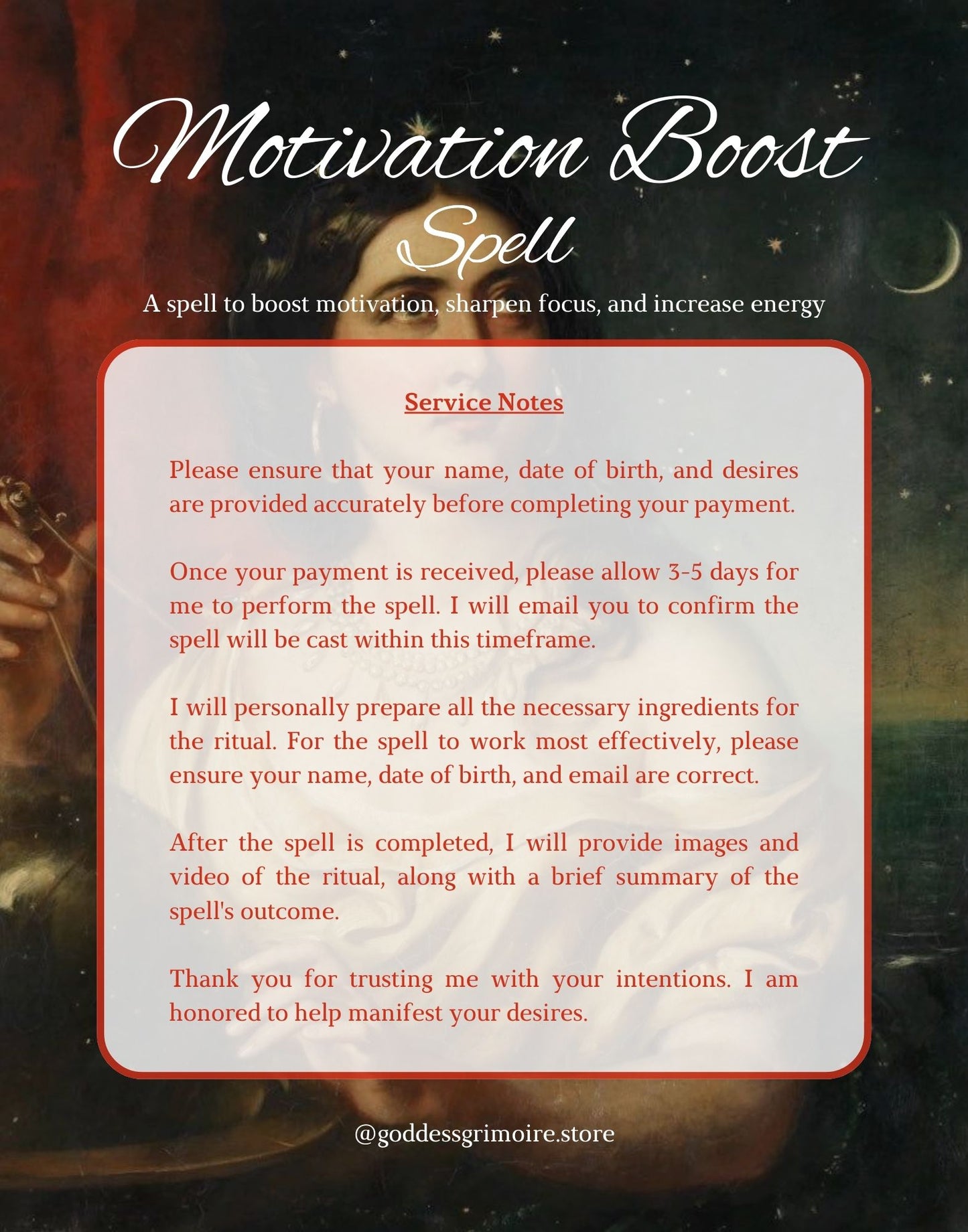 Motivation Boost Spell