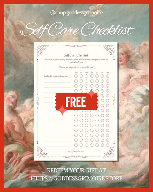*Free* Self Care Check List