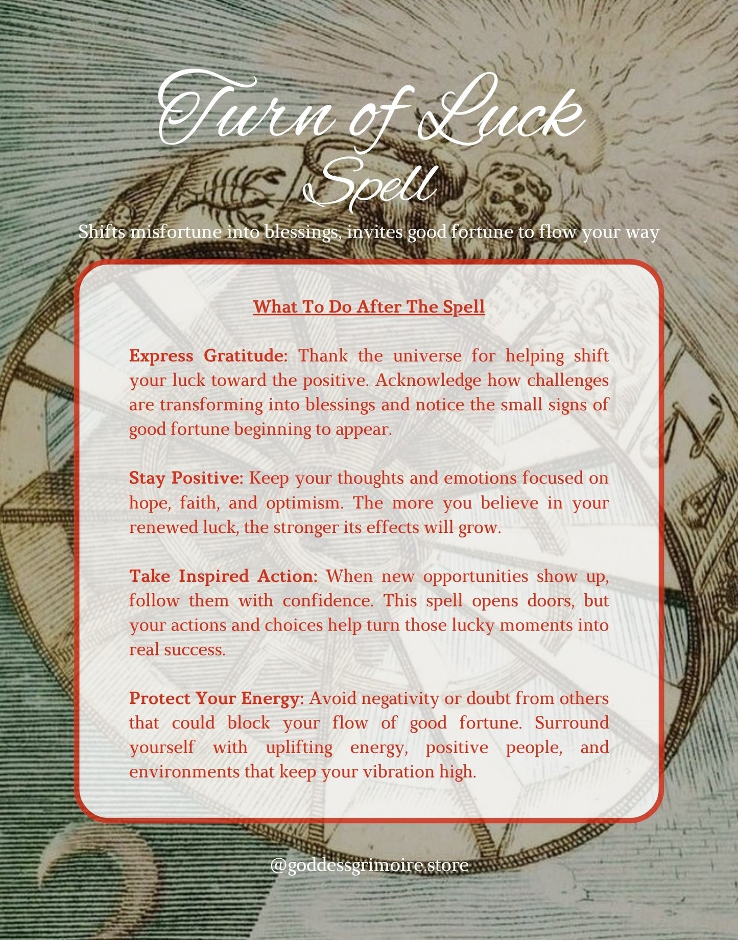 Turn Of Luck Spell