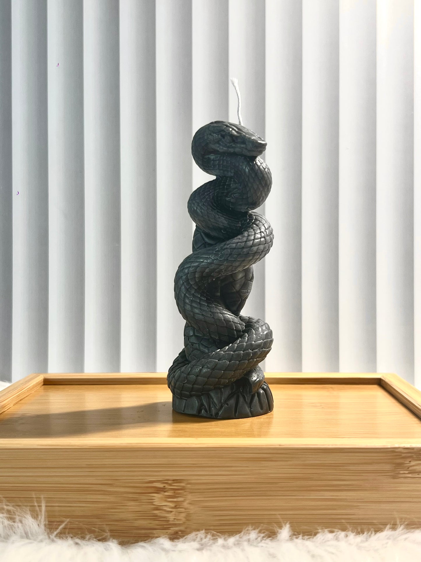 *Made to Order* Coiled Serpent Spell Candle