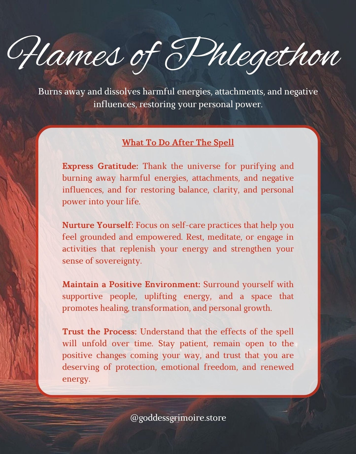 Flames of Phlegethon Spell