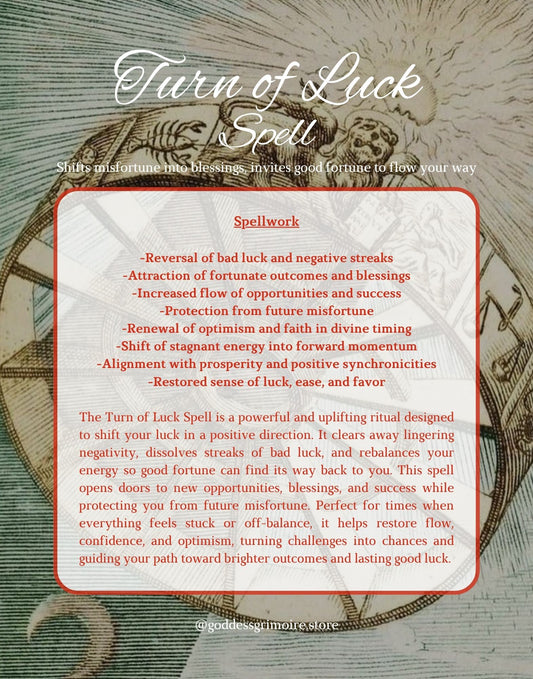 Turn Of Luck Spell
