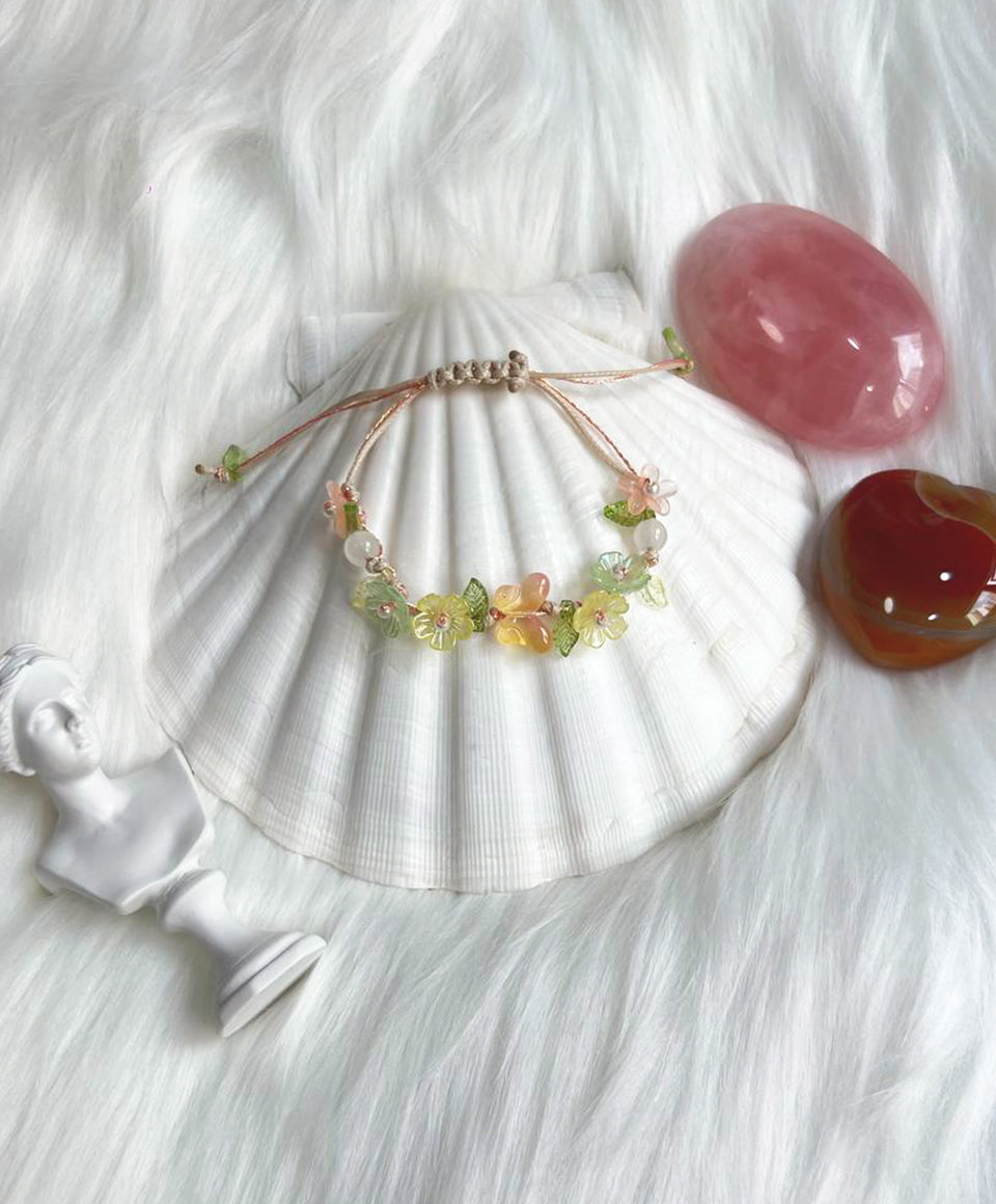 Green Fairy Drawstring Bracelet