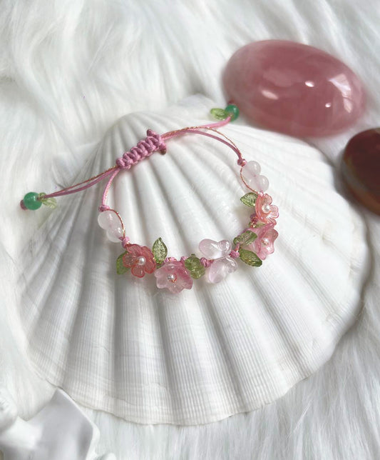 Pink Fairy Drawstring Bracelet