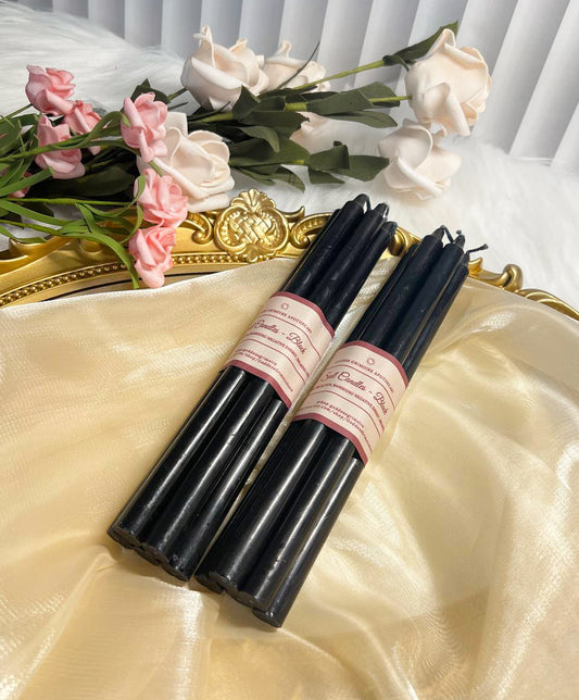 5pcs Reiki Charged Spell Candle - Black