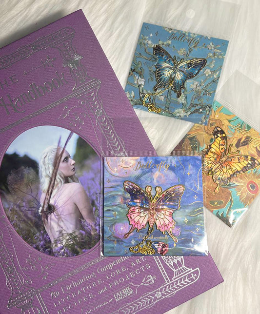Floral & Butterfly Metal Bookmark