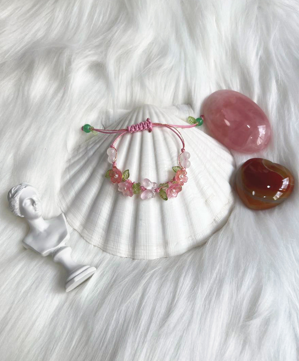 Pink Fairy Drawstring Bracelet