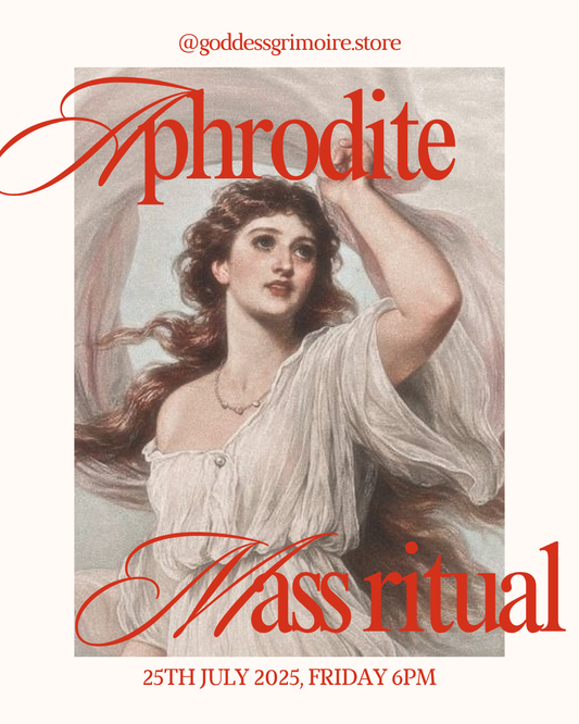 Mass Ritual - Aphrodite’s Blessing for Self-Love, Beauty & Soul Aligned Relationships
