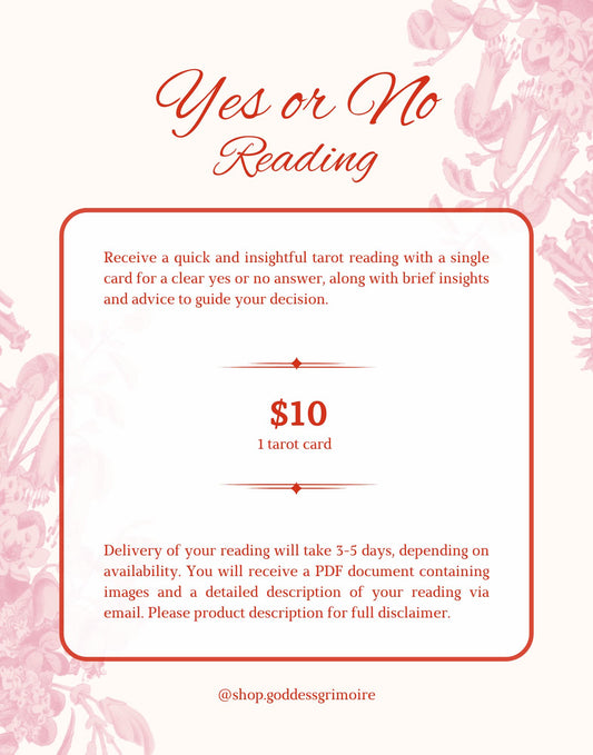 Quick Yes or No reading