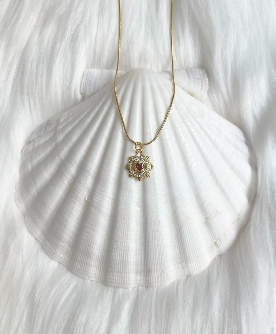 Heart's Desire - 18k Gold Plated Necklace