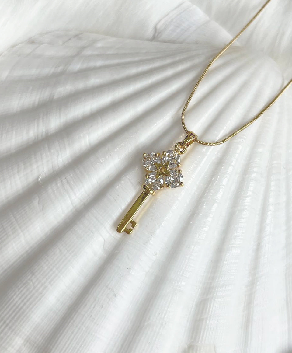 The Key - 18k Gold Plated Necklace