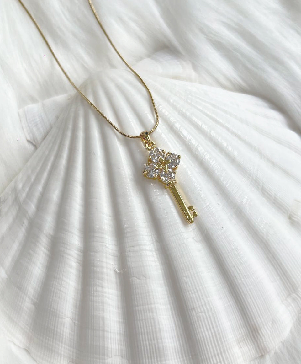 The Key - 18k Gold Plated Necklace