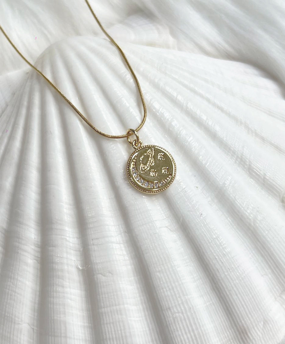The Universe - 18k Gold Plated Necklace