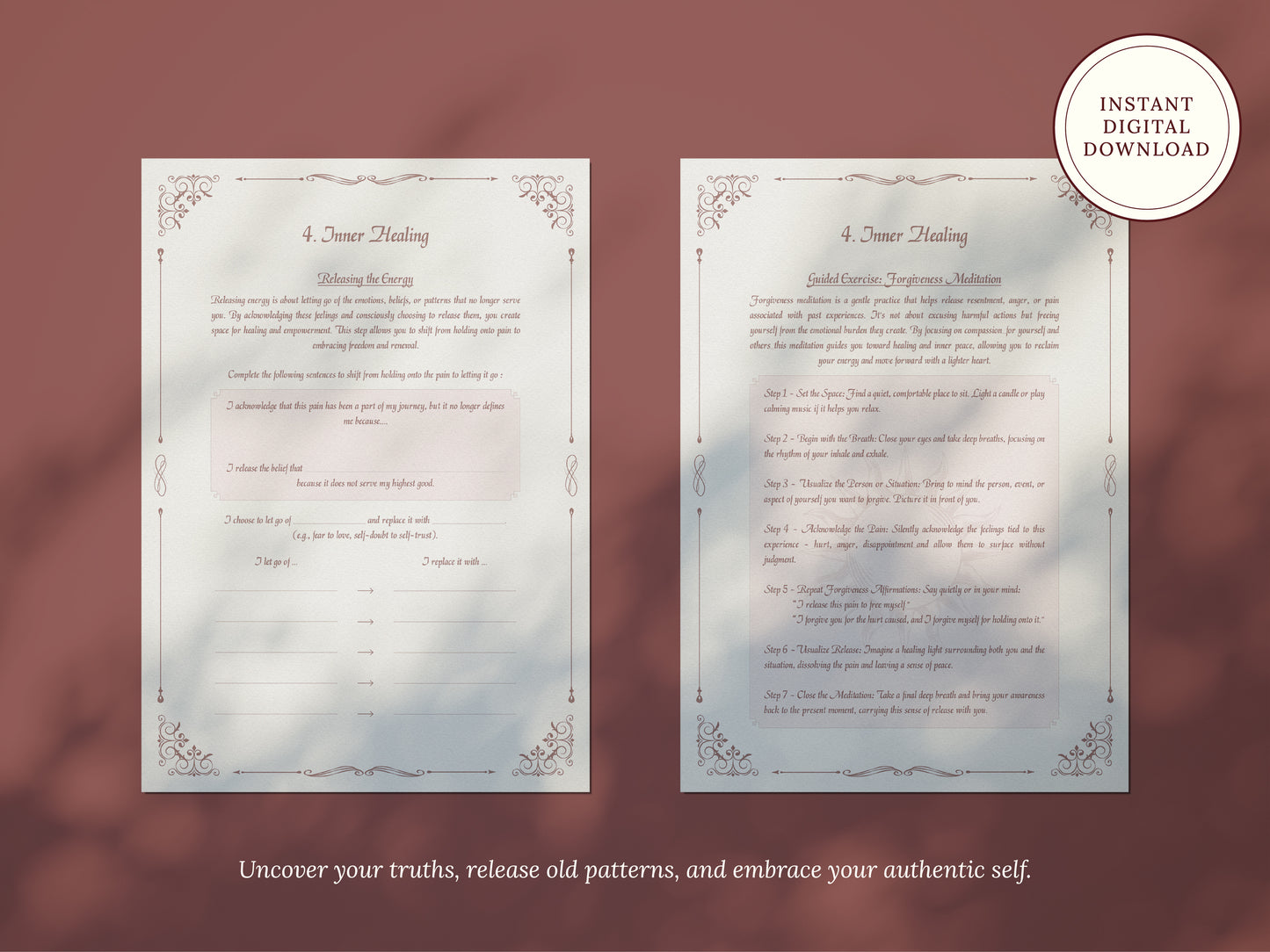 Divine Feminine Awakening Journal - Digital Version