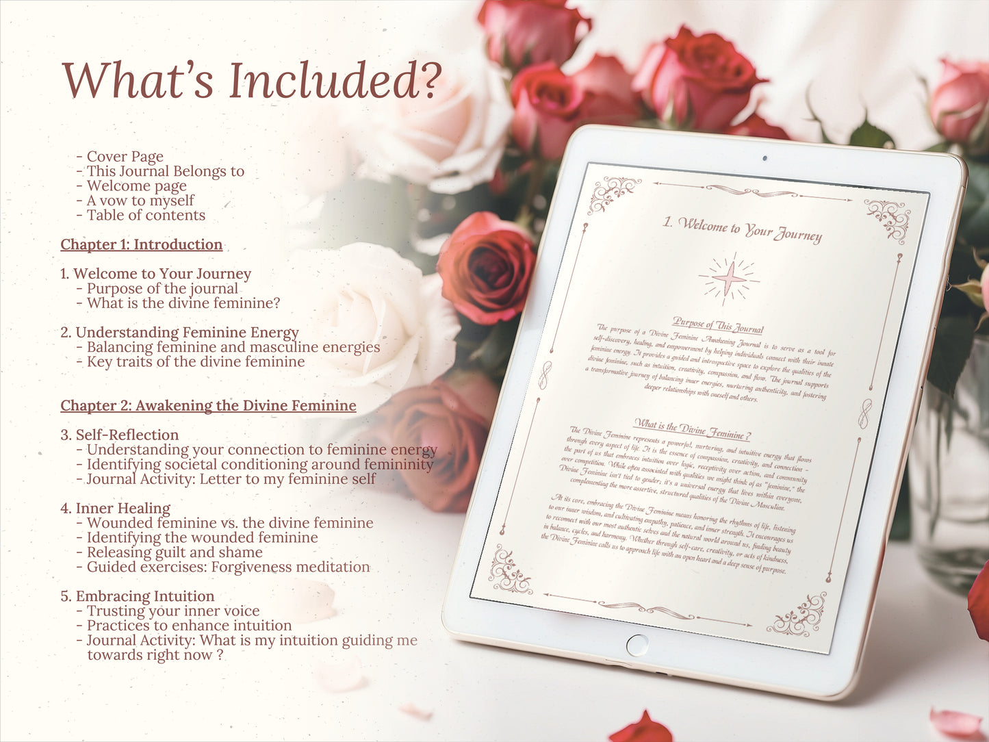 Divine Feminine Awakening Journal - Digital Version