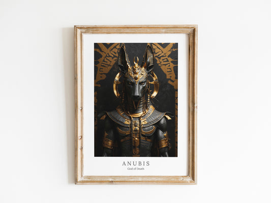 Anubis - God of Death - Digital Art