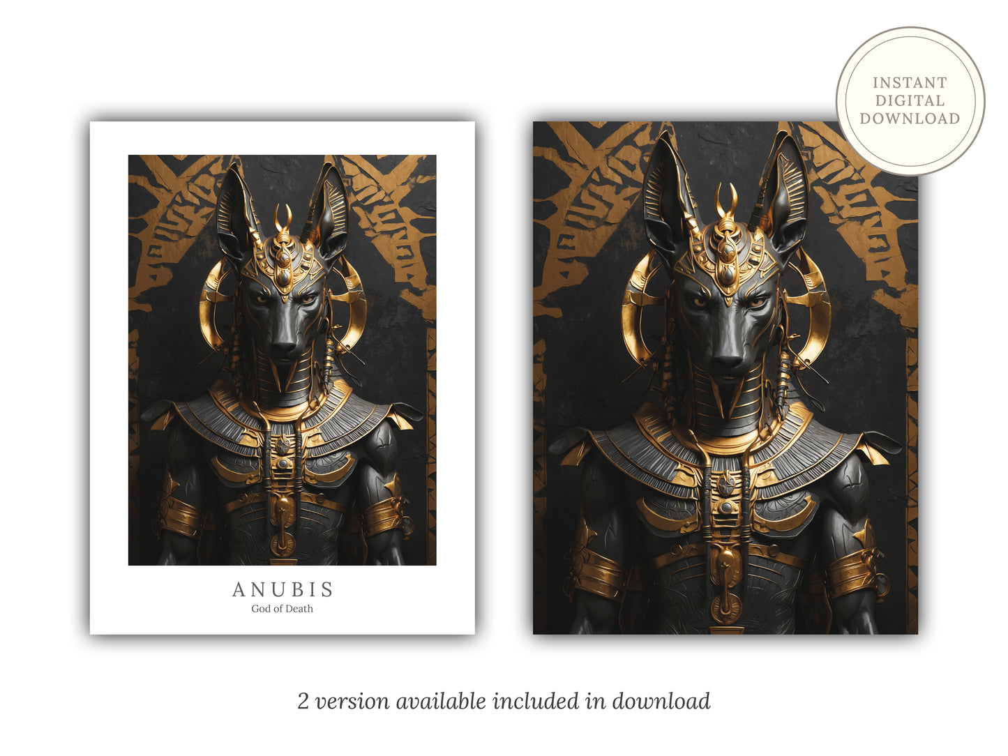 Anubis - God of Death - Digital Art