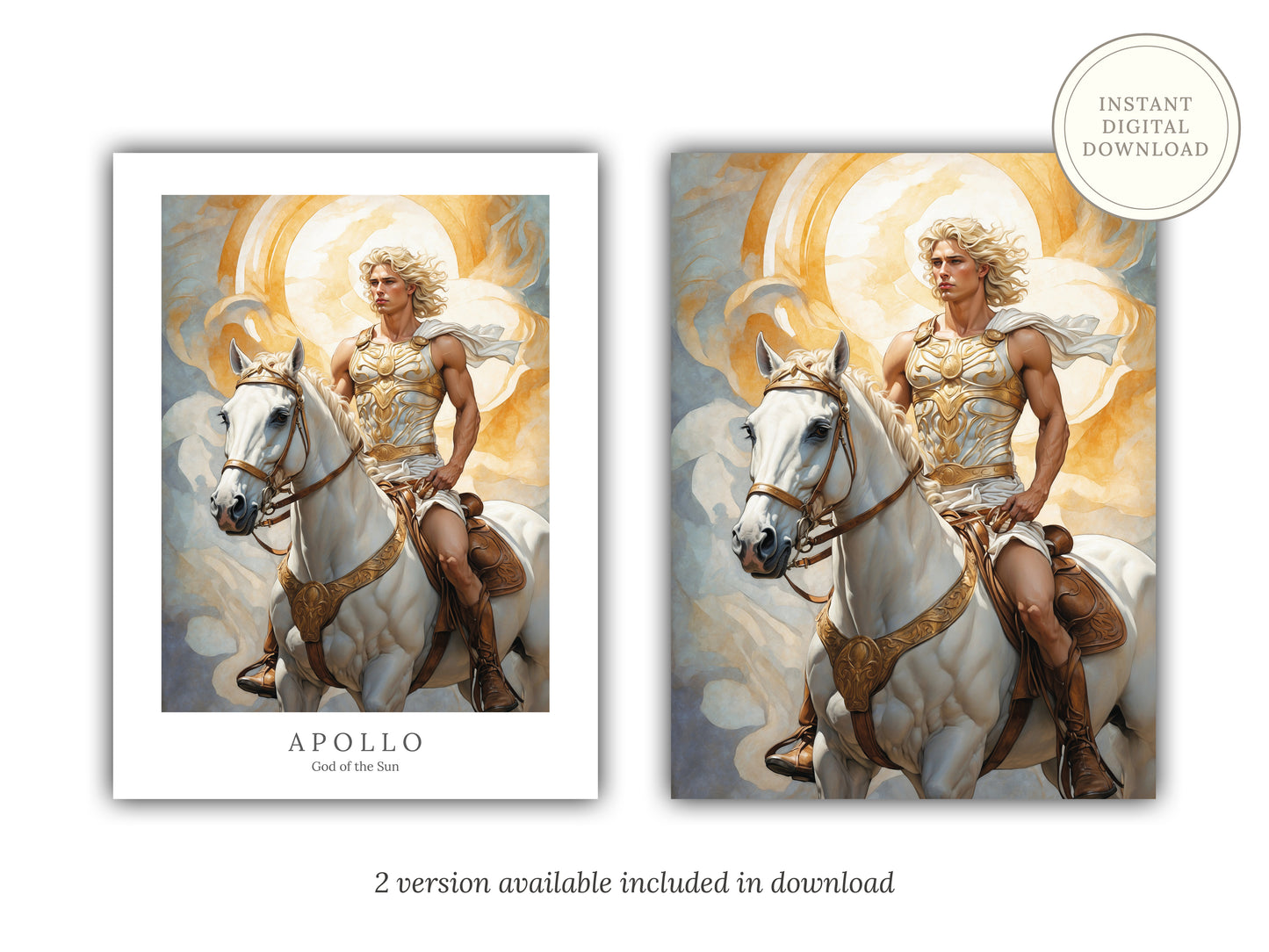 Apollo - God of the Sun - Digital Art