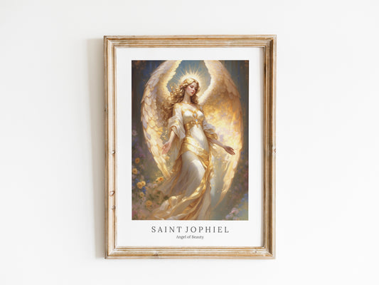 Archangel Jophiel - Angel of Beauty - Digital Art