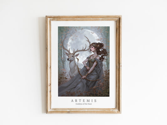 Artemis - Goddess of the Hunt - Digital Art