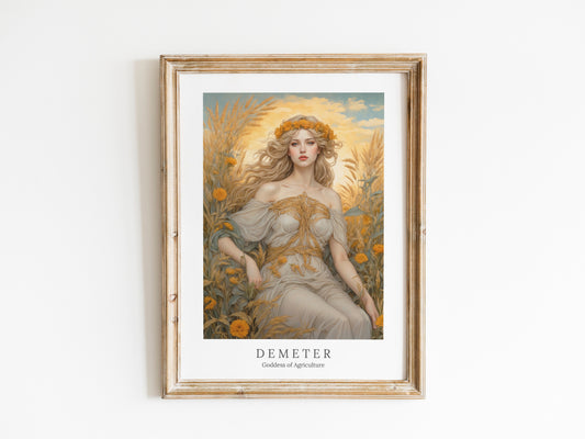 Demeter - Goddess of Harvest - Digital Art