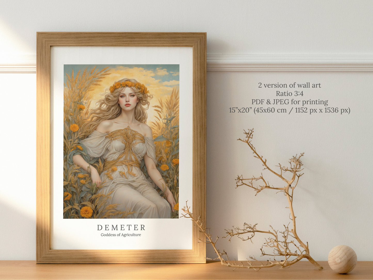 Demeter - Goddess of Harvest - Digital Art