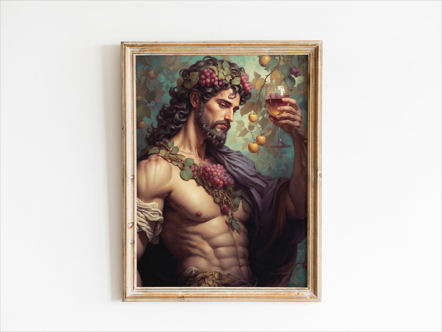 Dionysus - God of Wine - Digital Art