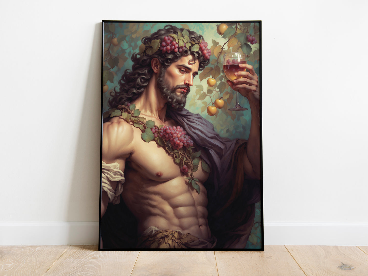 Dionysus - God of Wine - Digital Art