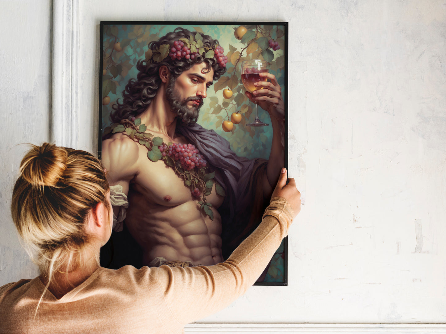 Dionysus - God of Wine - Digital Art