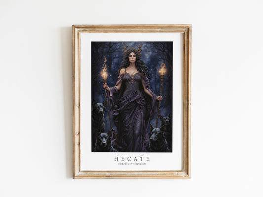 Hecate - Goddess of Crossroads - Digital Art