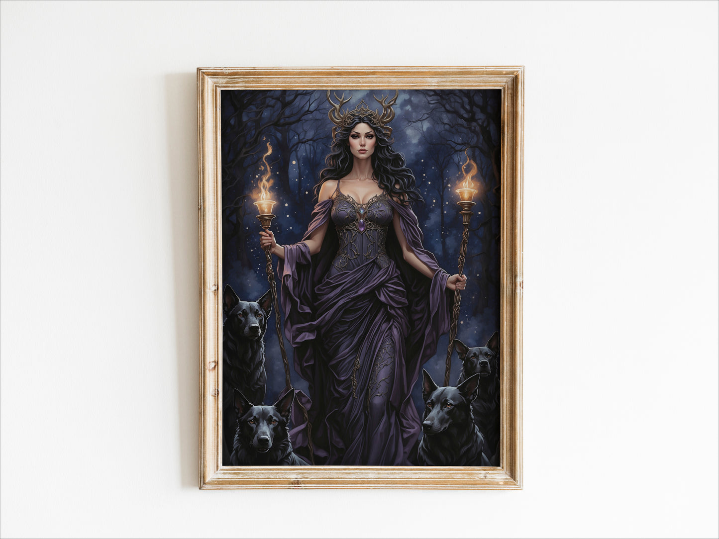 Hecate - Goddess of Crossroads - Digital Art