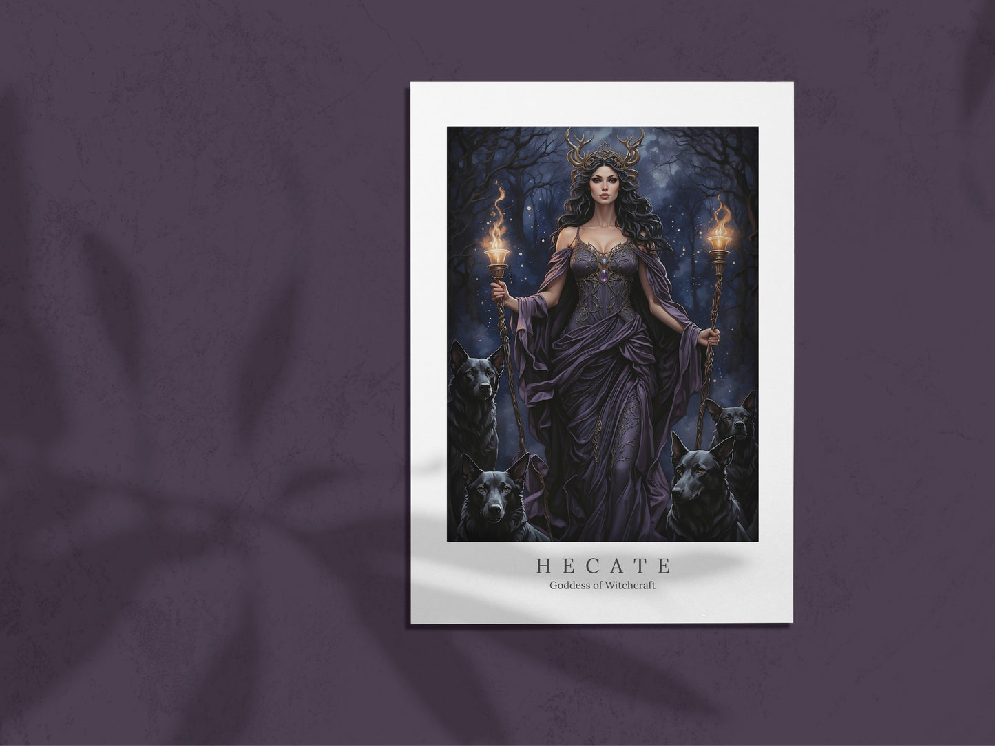 Hecate - Goddess of Crossroads - Digital Art
