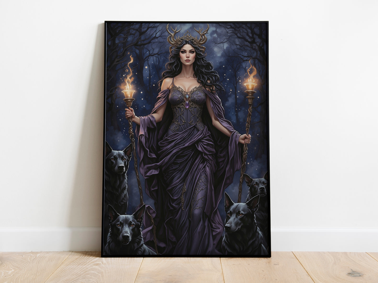 Hecate - Goddess of Crossroads - Digital Art