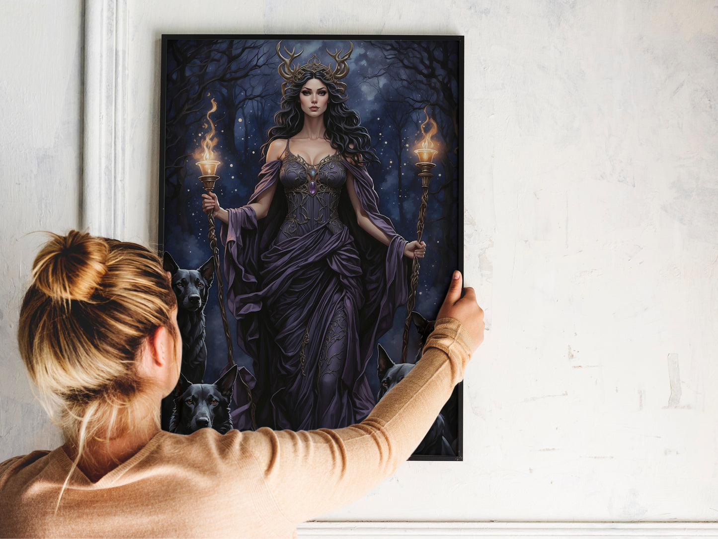 Hecate - Goddess of Crossroads - Digital Art