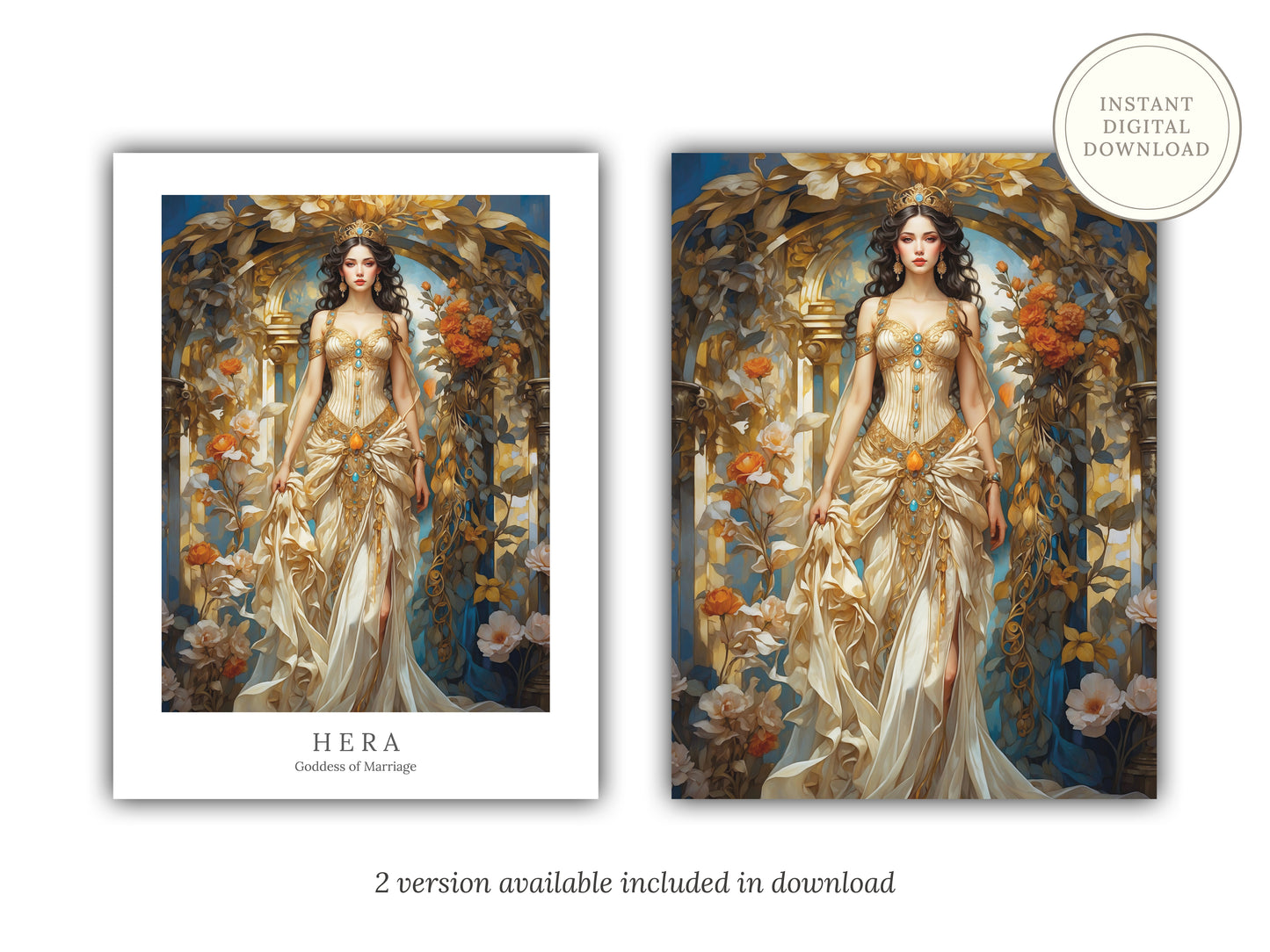 Hera - Goddess of Marriage - Digital Art