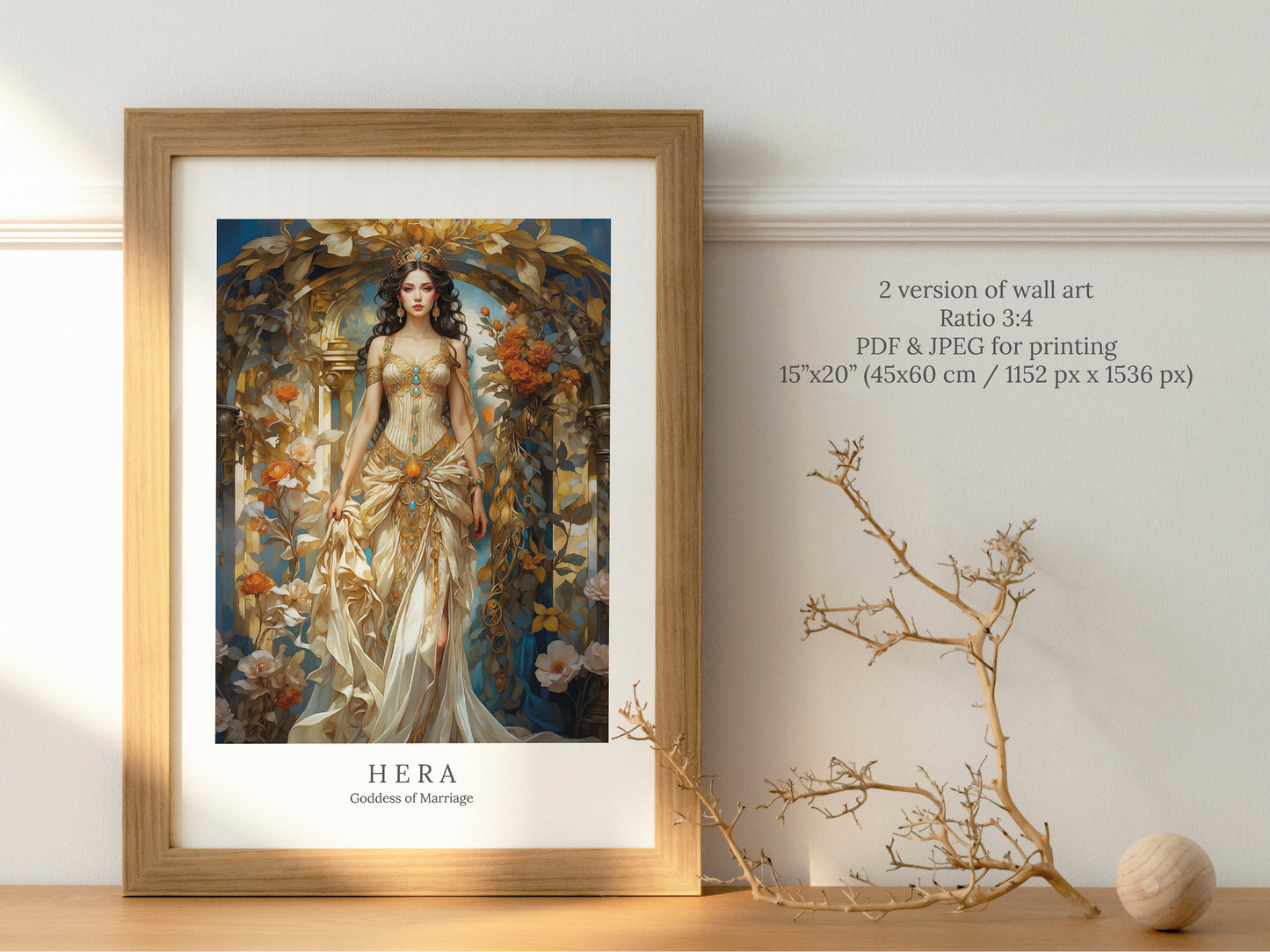 Hera - Goddess of Marriage - Digital Art