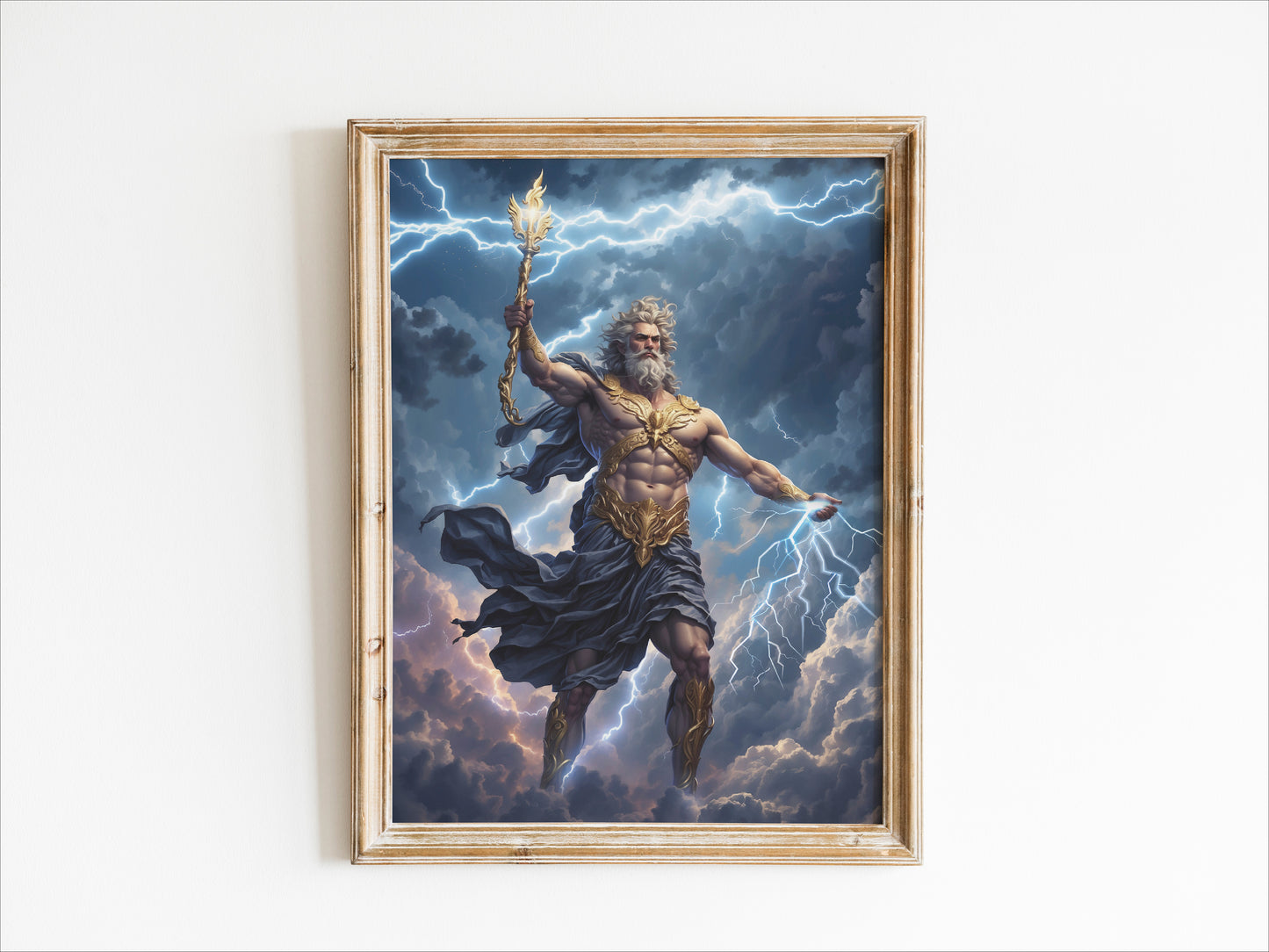 Zeus - God of the Sky - Digital Art