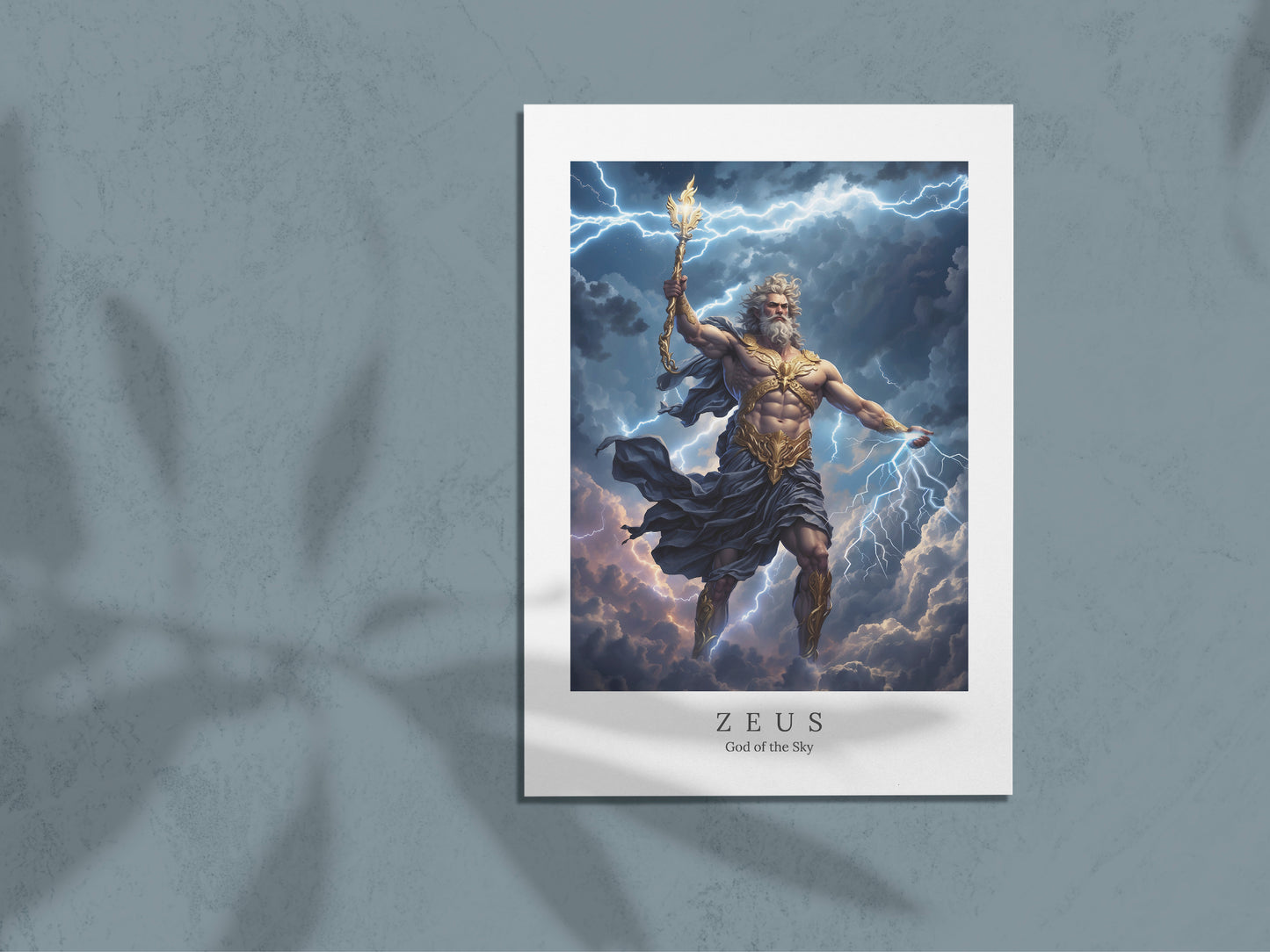 Zeus - God of the Sky - Digital Art