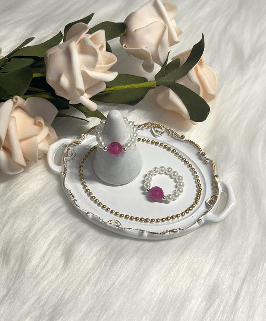 Timeless Elegance Collection - Crystal Beaded Rings