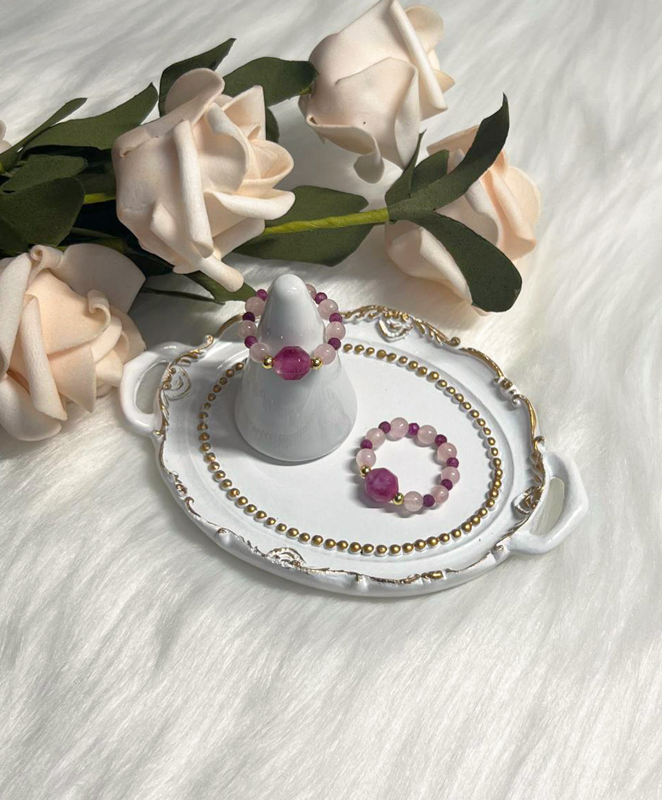 Timeless Elegance Collection - Crystal Beaded Rings