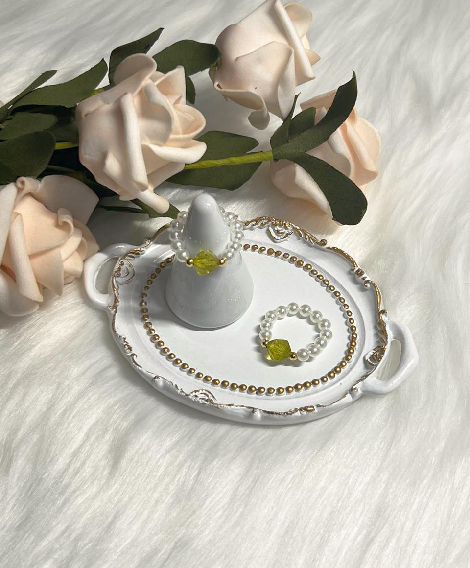 Timeless Elegance Collection - Crystal Beaded Rings