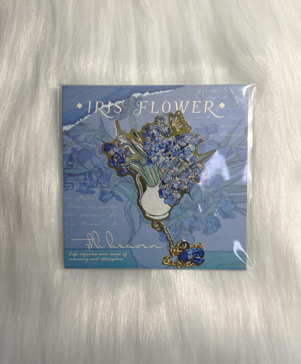 Floral & Butterfly Metal Bookmark